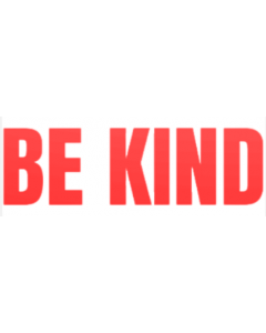 Be Kind Vinyl Iron On 