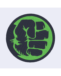 The Hulk Attachable Embroidered Patch